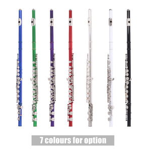 Flûte à bec en cuivre blanc à 16 trous, tonalité Do, instrument de <span class=keywords><strong>musique</strong></span> - Product Image 2
