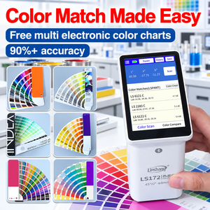 เครื่องวัดสีแบบพกพา Linshang LS172 45/0 สำหรับการพิมพ์หมึก สี พลาสติก และการวัด RGB CMYK ในห้องปฏิบัติการ - Product Image 3