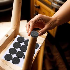 Coussinets en mousse EVA noirs coussinets <span class=keywords><strong>de</strong></span> meubles auto-adhésifs protecteurs <span class=keywords><strong>de</strong></span> sol <span class=keywords><strong>de</strong></span> jambe <span class=keywords><strong>de</strong></span> chaise antidérapant silencieux réduction du bruit mousse <span class=keywords><strong>de</strong></span> caoutchouc <span class=keywords><strong>de</strong></span> silicone - Product Image 5