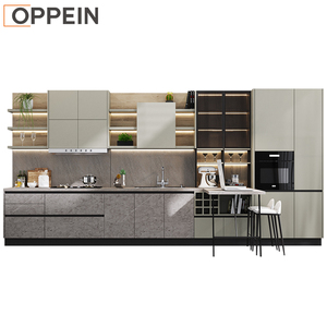 Pannello Moderno in PVC/Acrilico con Lavello e Accessori per Cerniere per Mobili da Cucina Modulari per Appartamenti - Product Image 3