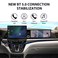 ZWNAV Écran 13,1''+12,3'' pour Honda Odyssey 2020-2026 Android 13 Carplay Autoradio DSP GPS Multimédia Stéréo OEM