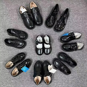 <span class=keywords><strong>Scarpe</strong></span> Scolastiche Nere per Bambini, Suola Morbida, <span class=keywords><strong>Scarpe</strong></span> <span class=keywords><strong>in</strong></span> <span class=keywords><strong>Pelle</strong></span> per Ragazzi e Ragazze, Design Misto, Vendita all'Ingrosso - Product Image 1