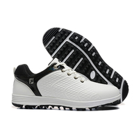 Chaussures de golf et de course décontractées en microfibre blanche Offre Spéciale avec bout rond et semelle intérieure en cuir et EVA pour toutes les saisons