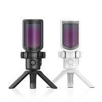 Microphones de bureau à réduction de bruit professionnels micro à condensateur cardioïde micro de jeu Microphone USB pour PC