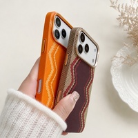 Coque de téléphone magnétique fine C0286 en PC rigide avec design en fibre de carbone pour iPhone 17 Air 16 15 14 13 12 11 18 Pro Max