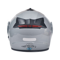 Nouveau casque de moto modulaire rabattable ABS (système de freinage antiblocage) pour hommes et femmes avec double visière et double fermeture en D