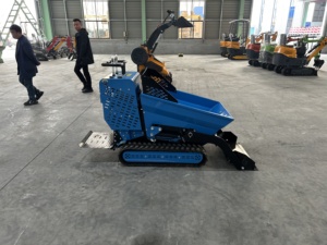 Meilleure vente : Mini-dumper <span class=keywords><strong>hydrostatique</strong></span> sur chenilles Sunkwan China 800 kg, fabricant de chargeurs compactes pour l'exploitation minière - Product Image 3