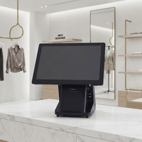 Caisse enregistreuse tactile Windows 15,6 pouces avec imprimante intégrée pour comptoir