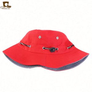 Wholesale Unisex Washed Cotton Packable Summer Travel Beach Cap Sun Bucket <b>Hat</b> - Product Image 5