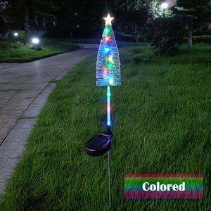 Panneau solaire LED flocon de <span class=keywords><strong>neige</strong></span> Candy Cane Stake Light IP66 Garden Pathway Park Lawn Landscape Decor for Holiday Party Christmas Snow - Product Image 4