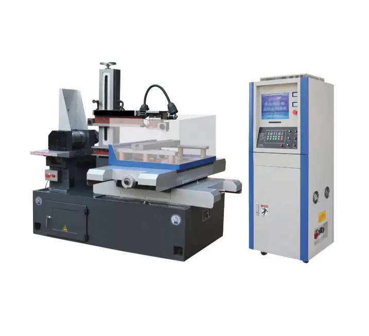 เครื่องตัดลวด CNC ขนาดเล็กที่ใช้การเคลื่อนย้ายเร็ว EDM เครื่องตัดการกัดเซาะด้วยไฟฟ้าพร้อมบริการต่างประเทศเครื่องตัดลวด Mini Dk77 EDM