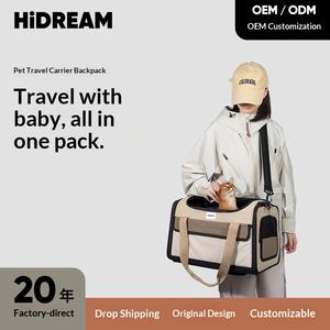 <span class=keywords><strong>Sac</strong></span> de transport pour animaux de compagnie extra large avec base antichoc, <span class=keywords><strong>sac</strong></span> de voyage pliable avec fenêtres en maille et cadre intégré pour chiens et chats - Product Image 1