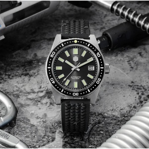 Reloj de hombre San Martin SN007-G V4 Diver NH35, relojes mecánicos automáticos, cristal de zafiro, ventana de fecha, resistente al agua hasta 200m, luminoso - Product Image 4