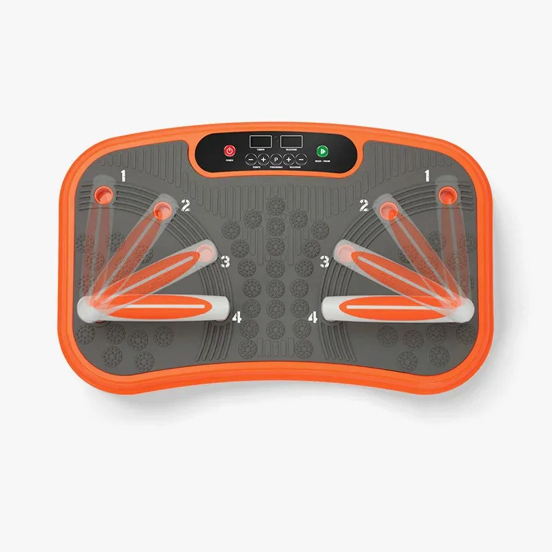 Indoor Ganzkörper Vibration Übung Fitness 3 In 1 Vibrations-und Massage gerät mit Push-up-Stange