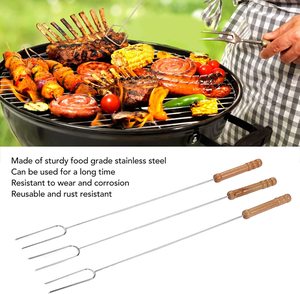 3 Que Nướng Kẹo Dẻo Hun Khói CÁN GỖ, Xiên Cắm Trại Có Thể Kéo Dài Cho Hố Lửa, Hố Lửa Cắm Trại 18,6in - Product Image 3