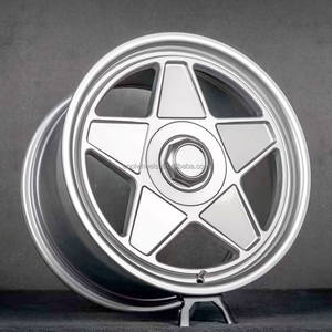 Bku 2 pièces roues pour <span class=keywords><strong>Ferrari</strong></span> <span class=keywords><strong>F355</strong></span> 360 456 328 550 599 F430 F50 F40 roue forgée 18 19 20 pouces jante profonde plat alliage 5x108 roues - Product Image 4