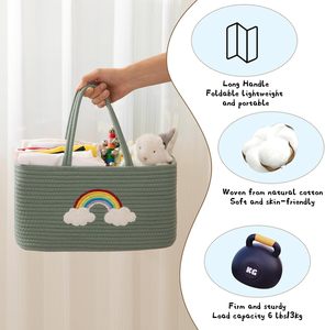 Organizador <span class=keywords><strong>de</strong></span> Pañales Portátil, Cesta <span class=keywords><strong>de</strong></span> <span class=keywords><strong>Regalo</strong></span> <span class=keywords><strong>para</strong></span> Bebés, Organizador <span class=keywords><strong>de</strong></span> Almacenamiento <span class=keywords><strong>de</strong></span> Pañales <span class=keywords><strong>para</strong></span> Recién Nacidos - Product Image 5