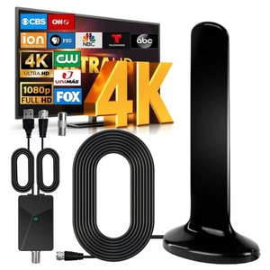 <span class=keywords><strong>Antenne</strong></span> numérique UHF à base magnétique pour télévision intérieure/extérieure, modèle 2024, pour diffusion numérique terrestre DVB-T/T2, Chine - Product Image 2