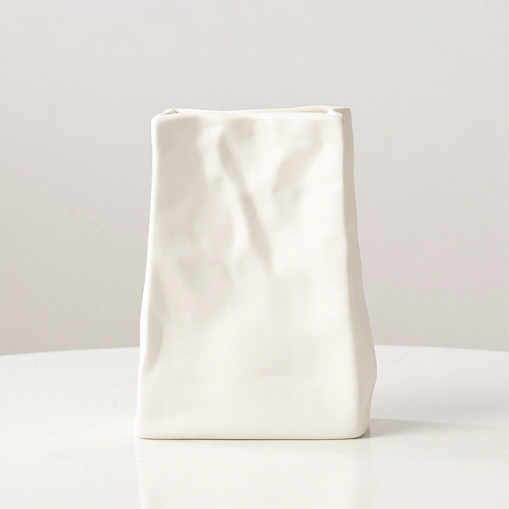 Bolsa de papel blanca-pequeña