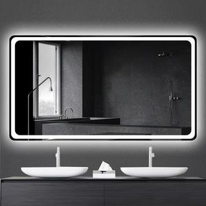 Salone attrezzature e mobili barbiere stazioni di acconciatura con luci salone stazione specchio - Product Image 5