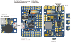 Controlador de Vuelo MATEKSYS H743-WLITE Lite ArduPilot INAV 2-6S 480MHz ICM42688-P, Molde Privado 25x25mm OD2mm RC, Venta al Por Mayor - Product Image 5