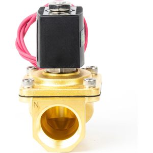 États-Unis Vanne solénoïde en laiton massif 1 pouce 12V CC normalement fermée avec joint Viton pour le contrôle de l'eau - Product Image 5