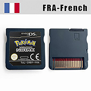 Cartouche de jeu rétro nostalgique Pokémoned en français <span class=keywords><strong>noir</strong></span> <span class=keywords><strong>et</strong></span> <span class=keywords><strong>blanc</strong></span> 1 <span class=keywords><strong>2</strong></span> HeartGold SoulSilver pour DS 2DS NDS - Product Image 2