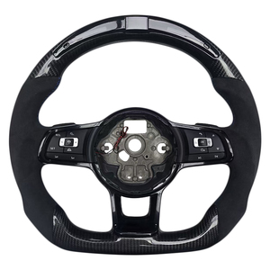 Volante Deportivo LED de Fibra de Carbono y Alcántara, el Más Popular para Volkswagen, para VW GTI7 Golf MK7 - Product Image 1