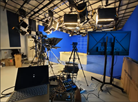 Layar Hijau/Biru Chromakey YouTube Studio untuk Dijual