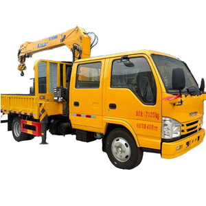 1 סוזו 3.2 טון 4 טון קטן טלסקופי בום מנוף משאית סולר חדש דיזל ידני משאית רכוב עגורן לבנייה גן - Product Image 1