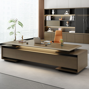 Escritorio en forma de L de alta calidad, muebles de oficina, mesa de jefe, Ceo mesa de oficina, muebles, mesa de oficina moderna - Product Image 1