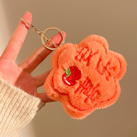 Vente en gros de cadeaux promotionnels breloques de sac petit personnage design Kawaii doux mini jouet en peluche mignon porte-clés en peluche personnalisé