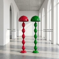 Lampe sur pied en fer blanc froid de haute qualité avec ampoule E27, design minimaliste, hauteur réglable, CRI 95, idéale pour les hôtels