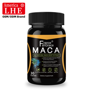 Customized Formula Maca Plant Extracts Dietary Supplement Support Health for Men and Women Maca Supplement 30 Capsules - Product Image 1