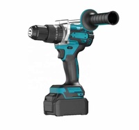 Perceuse sans fil électrique de qualité industrielle DAWOK 21V, moteur sans balais, couple élevé, mandrin sans clé 13mm, batterie lithium 4.0Ah, mini-perceuse à percussion