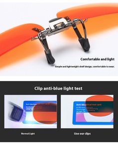 Clip para Gafas de Nueva Moda 2025 con Lentes Polarizados de Alta Definición, Personalizado para Gaming con Bloqueo de Luz Azul - Product Image 5