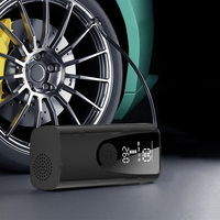Pompe de gonflage de pneu de voiture portable Riboton compresseur d'air de pneu de voiture électrique numérique Mini Machine de gonflage de pneu noir OEM 12V P005