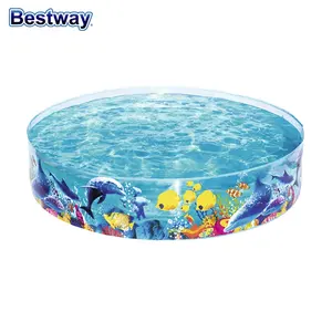 Beach toys transparent hard swimming pool custom printing pool