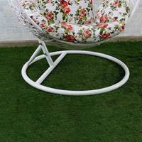 Hamac tissé en rotin PE extérieur sous le gazebo pour patio, chaise balançoire à bascule suspendue