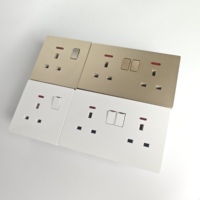 Interrupteur d'éclairage 13A de qualité supérieure, prise universelle 220V UK, vente en gros