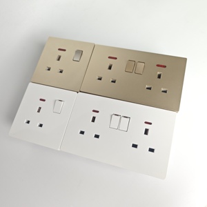 Wholesale Quality 13A Light Switch 220V Outlet <strong>UK</strong> Universal <strong>Socket</strong> - Product Image 2