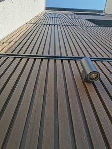 Âm thanh hấp thụ Composite tường panell Ốp cách nhiệt co-đùn ASA Ống WPC siding - Product Image 2