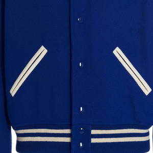 Custom High Quality Embroidery <b>Thin</b> Polyester Sleeves Stand Collar Front Logo Letterman Varsity <b>Jackets</b> Unisex <b>Waterproof</b> - Product Image 1