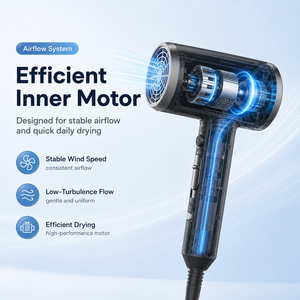 Secador de Pelo con Iones Negativos BD17, Terapia Iónica de 10M, Secador Profesional Antiencrespamiento, Protección Inteligente Contra Sobrecalentamiento, Cabello Liso y Brillante - Product Image 3