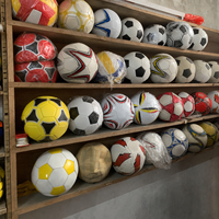 Ballon de football d'entraînement thermocollé, taille 5, personnalisable en usine, OEM pour marques, vente en gros, approvisionnement direct en vrac, qualité stable