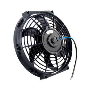 Ventilateur de refroidissement de voiture 14 pouces 12V 80W à pales courbes pour mise à niveau et modernisation, noir - Product Image 1