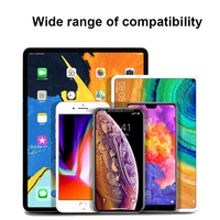 Stylet capacitif actif en métal avec attraction magnétique et pointe remplaçable pour iPad Pro/Win/tablettes Android et téléphones mobiles