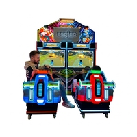 Voiture Volante Transformable - Machine à Cadeaux à Monnayeur avec Accepteur de Billets, Prise en Charge des Langues Anglaise et Espagnole
