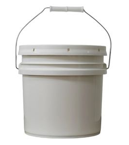 Seau à <span class=keywords><strong>peinture</strong></span> <span class=keywords><strong>en</strong></span> plastique avec couvercle Petit seau à eau pure <span class=keywords><strong>en</strong></span> plastique <span class=keywords><strong>de</strong></span> 1.05 gallons <span class=keywords><strong>de</strong></span> 4 litres pour poignée pliante rétractable - Product Image 3
