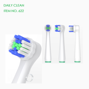 Brosse à dents électrique rotative-oscillante à 2 têtes avec poils doux, étanche IPX8, vibration à 4200 tr/min - Product Image 2